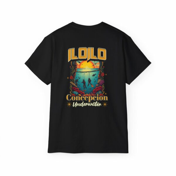 T-Shirt with Tropical Sunset Design, Vacation Vibe, Summer Casual Wear - Image 4