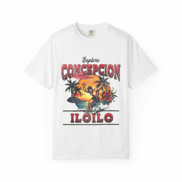 Explore Iloilo Unisex Garment-Dyed T-shirt, Beach Vacation Tee, Bohemian Style Apparel - Image 4