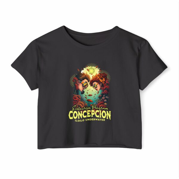 Festival Vibes Women's Crop Top - Bohemian Tee for Music Lovers - Image 2