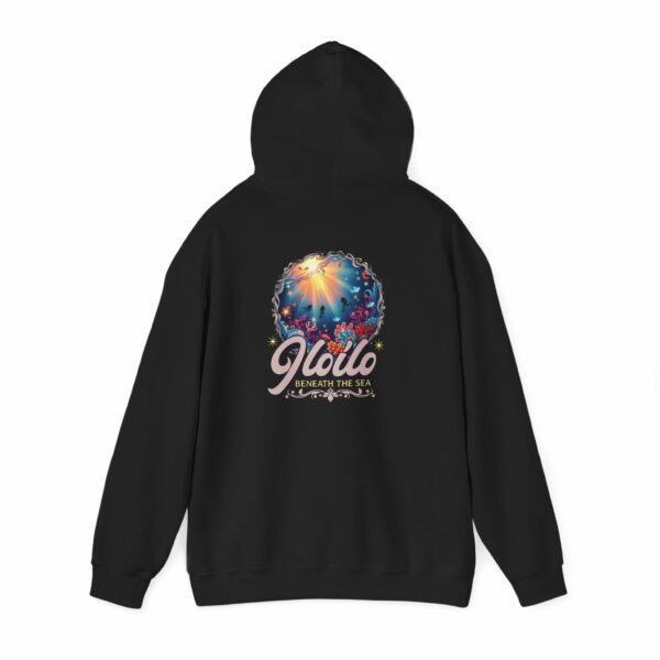 Colorful Unisex Heavy Blend Hooded Sweatshirt | Ocean-Inspired Art - Image 5