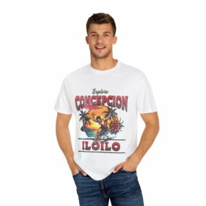 Explore Iloilo Unisex Garment-Dyed T-shirt, Beach Vacation Tee, Bohemian Style Apparel