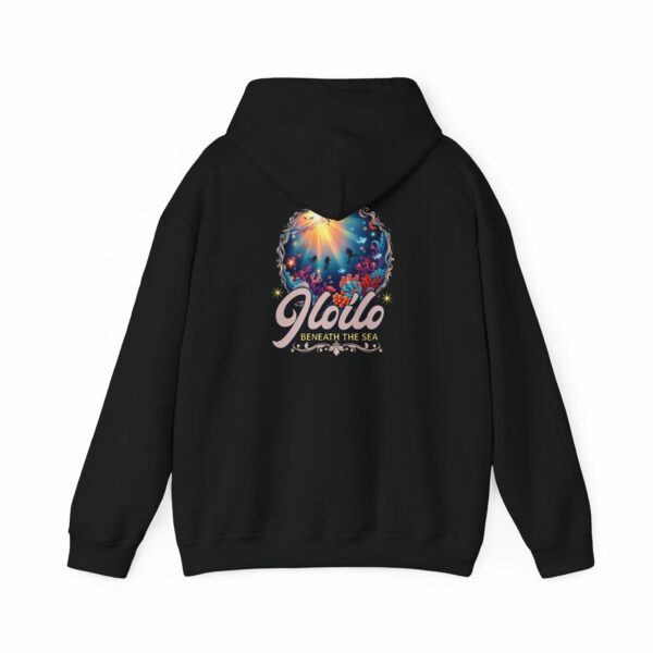 Colorful Unisex Heavy Blend Hooded Sweatshirt | Ocean-Inspired Art - Image 4