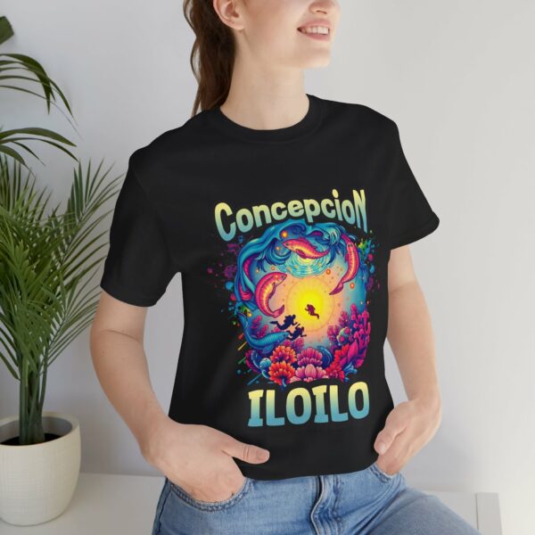 Colorful Iloilo Sea Graphic Tee, Unisex Summer Shirt
