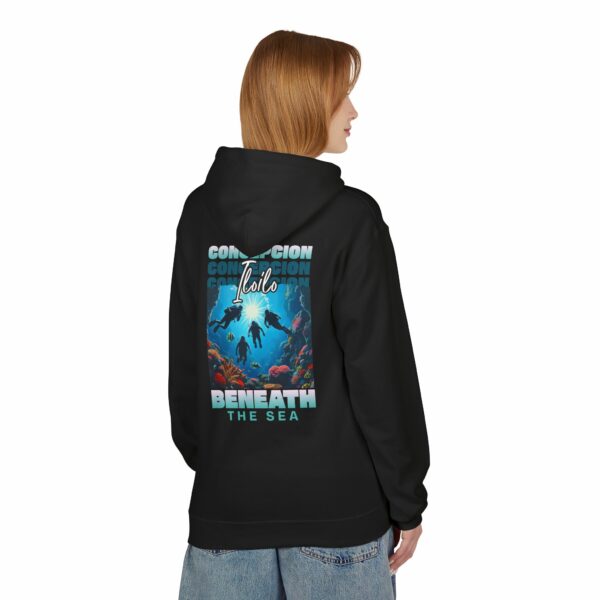 Iloilo Beneath the Sea Hoodie - Unisex Midweight Fleece, Comfortable Sweatshirt - Image 2