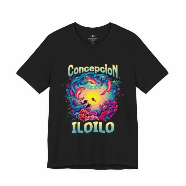 Colorful Iloilo Sea Graphic Tee, Unisex Summer Shirt - Image 3