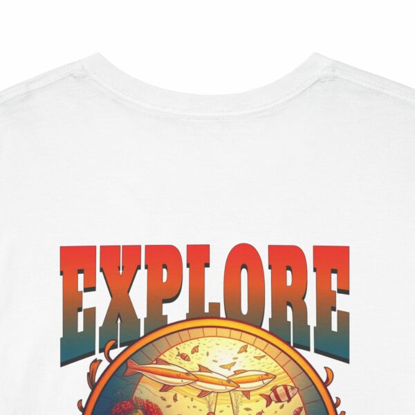 Explore Beneath the Sea Unisex Heavy Cotton Tee, Vacation Shirt - Image 6